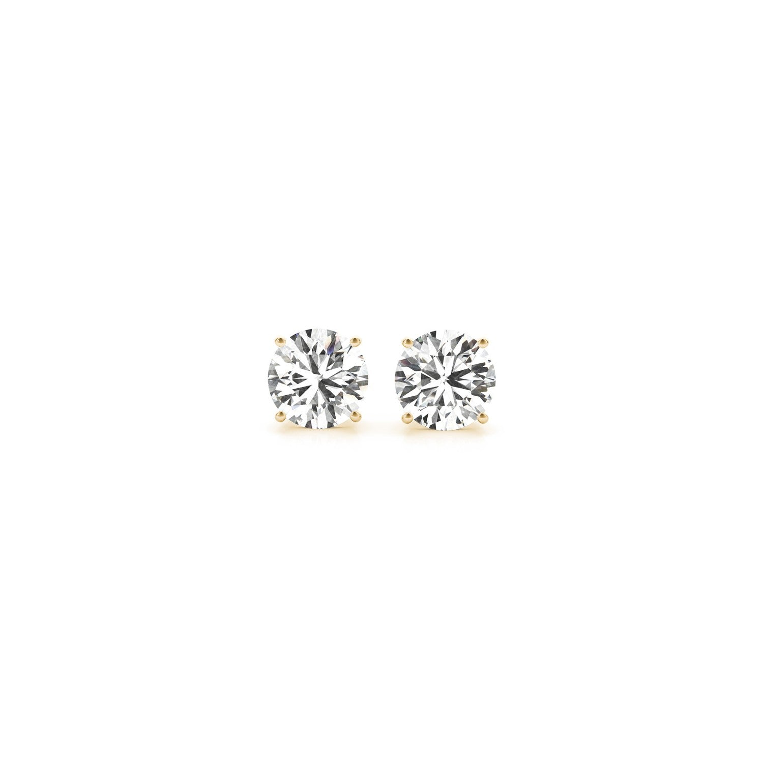 Lumière Lab Grown Diamond Stud Earrings – 1 Carat