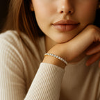 Aurelian Lab Grown Diamond Tennis Bracelet – 5 Carat