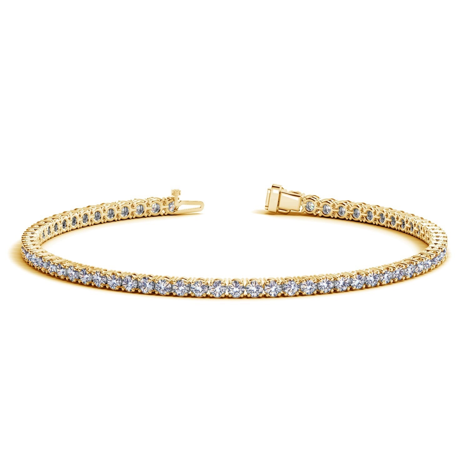 Aurelian Lab Grown Diamond Tennis Bracelet – 3 Carat