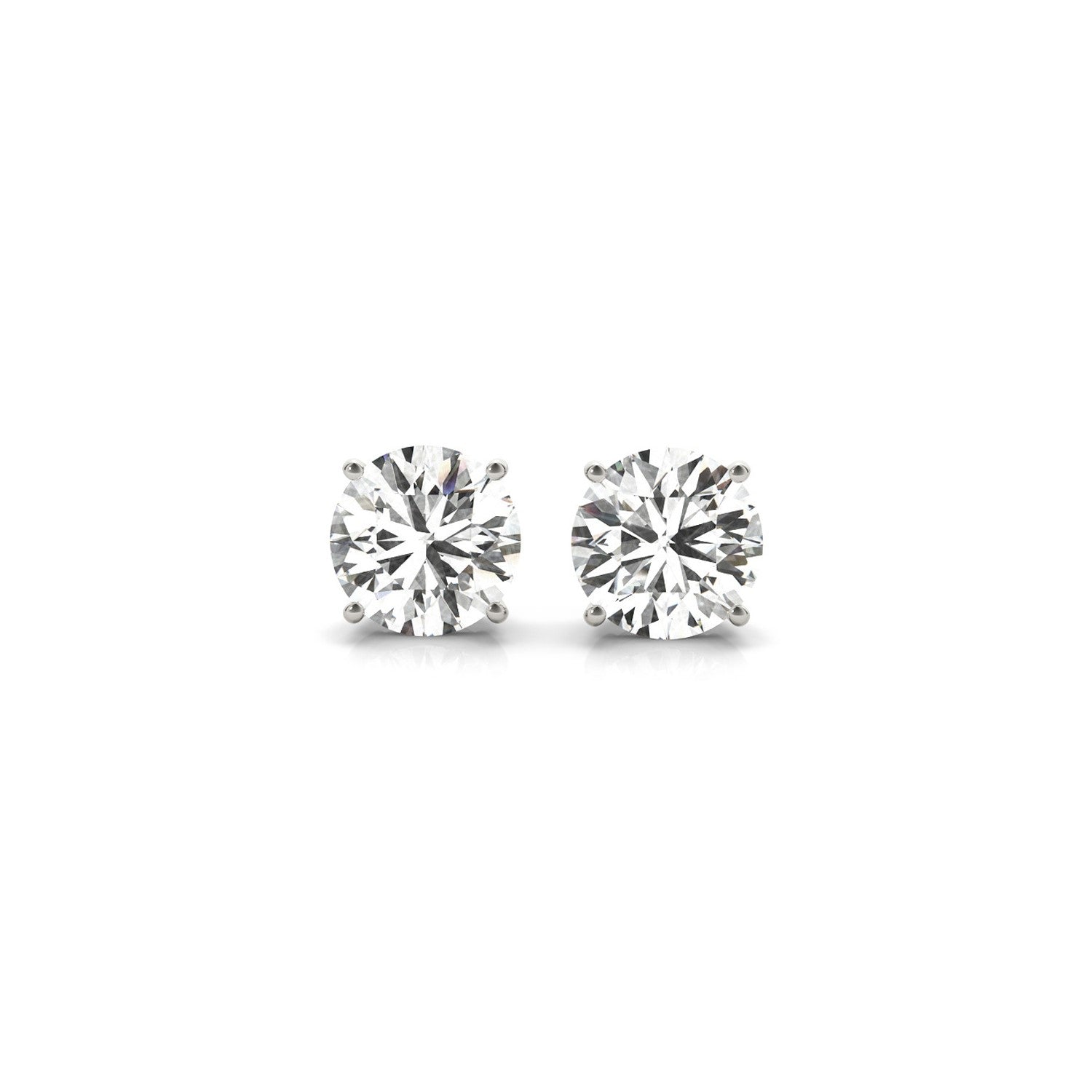 Lumière Lab Grown Diamond Stud Earrings – 2 Carat