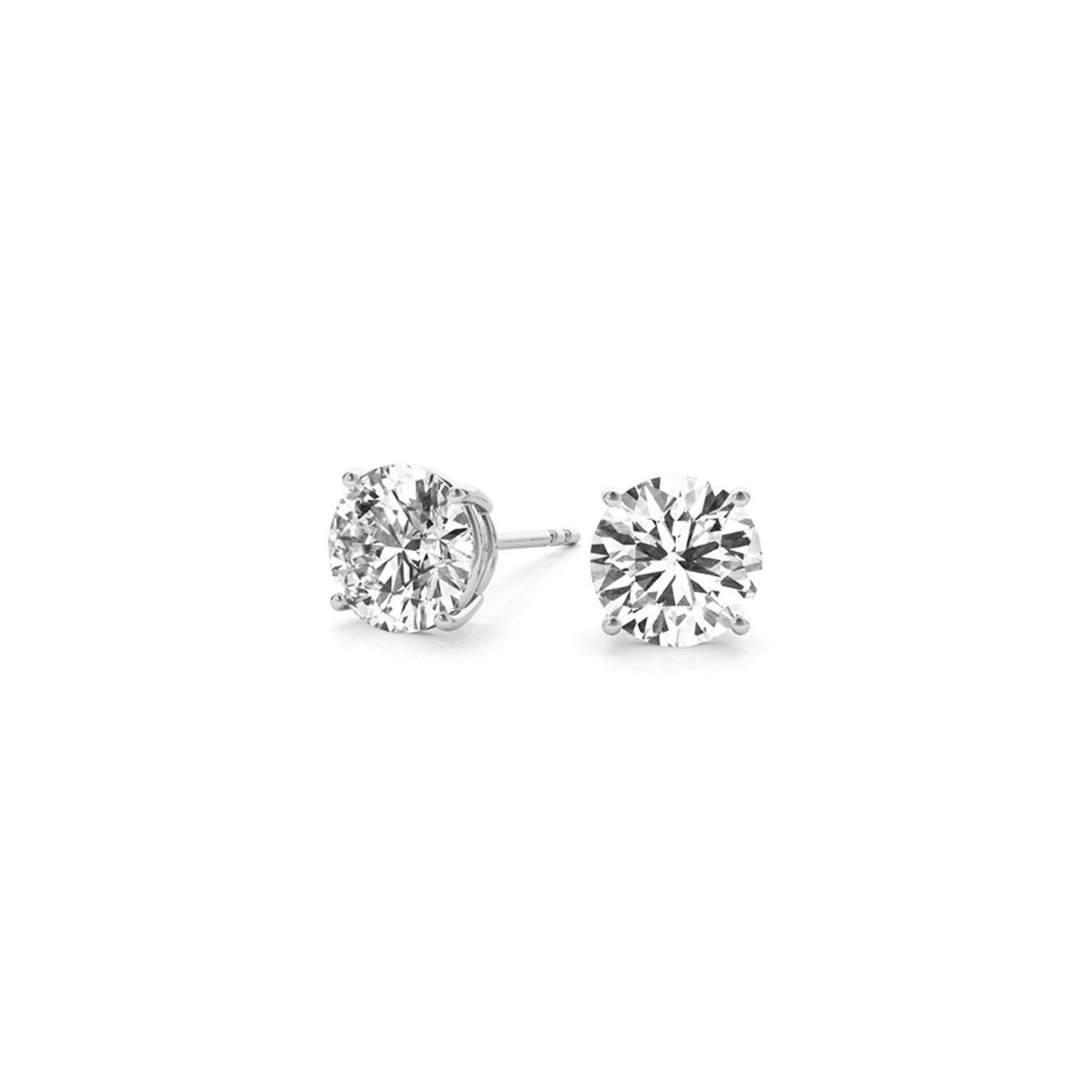 Lumière Lab Grown Diamond Stud Earrings – 2 Carat