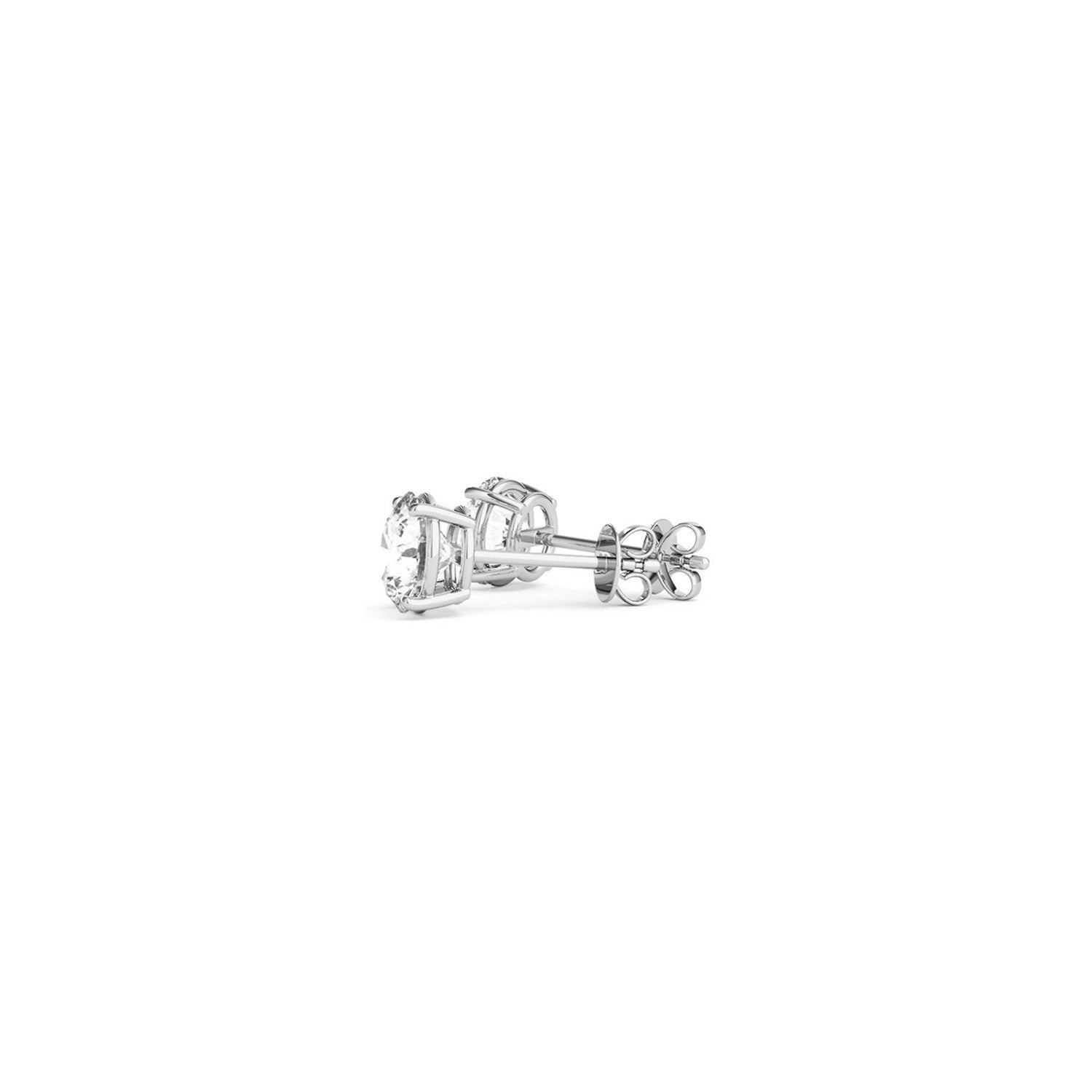 Lumière Lab Grown Diamond Stud Earrings – 1 Carat
